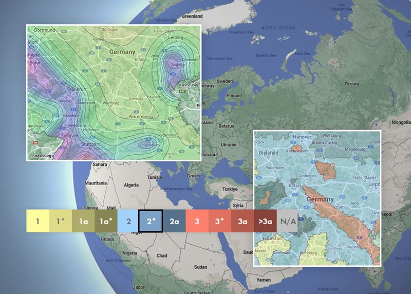 Banner O | Mapas de cargas de nieve, velocidad del viento y cargas sísmicas